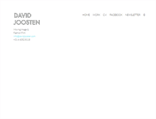 Tablet Screenshot of davidjoosten.com